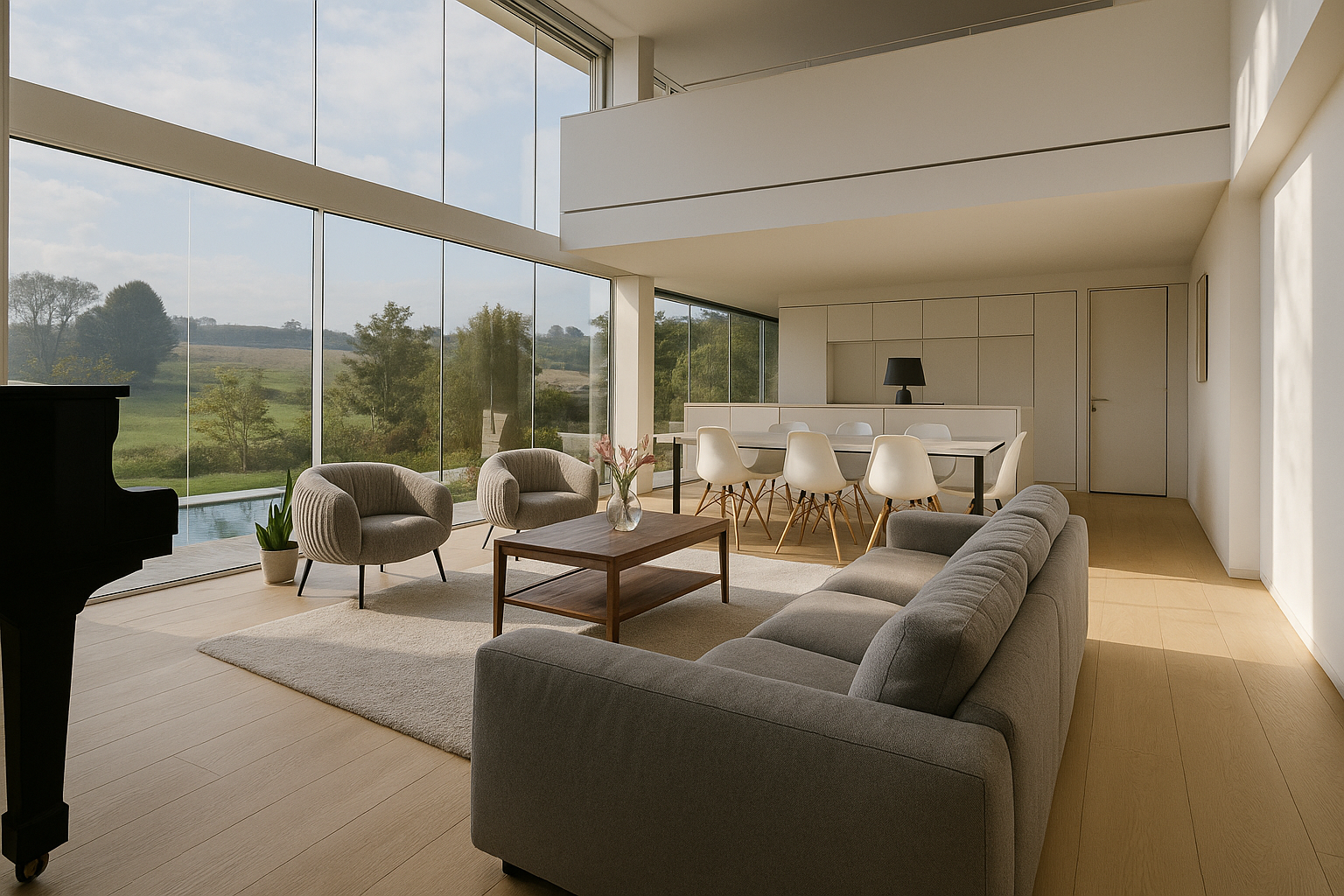 Modernist family home architectural design by Luis Portas de Ibérico Nogueira